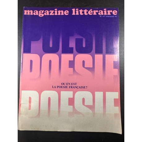 Magazine litteraire n° 47