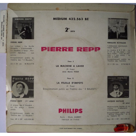 2 - La Machine A Laver / La Feuille D'Impots