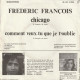 Chicago / Comment Veux-Tu Que Je T'oublie