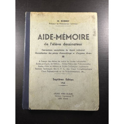 Aide-mémoire de l'élève déssinateur