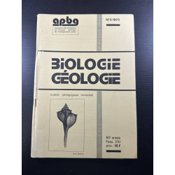 Biologie géologie n°3-1973 APBG BULLETIN PEDAGOGIQUE TRIMESTRIEL