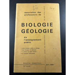 Biologie geologie de l'enseignement public n°1-1967