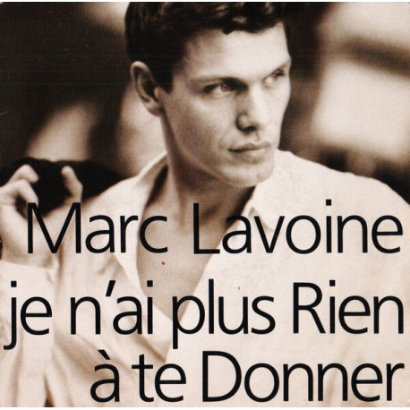 Je N'ai Plus Rien À Te Donner