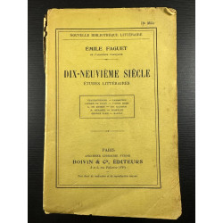 Dix neuvième siècle / Etudes littéraires