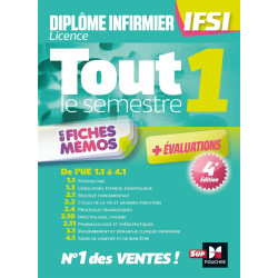 Tout le semestre 1 en fiches mémos - Diplôme d'état infirmier -...
