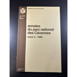 Annales du parc national des Cévennes Tome 3 - 1986