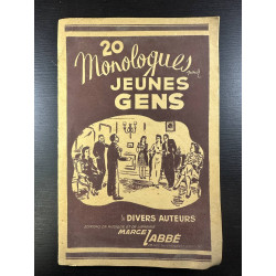 20 Monologues pour Jeunes Gens