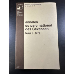 Annales du parc national des Cévennes tome 1 - 1979