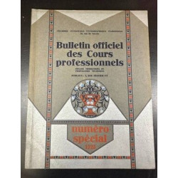 Bulletin Officiel des Cours Professionnels numéro spécial 1925