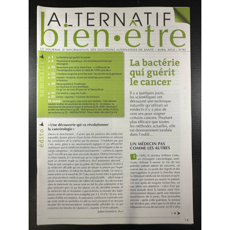 Alternatif bien être n°92