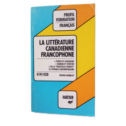 La littérature canadienne francophone