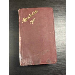 Agenda-code avec formules et renseignements pratiques 1921