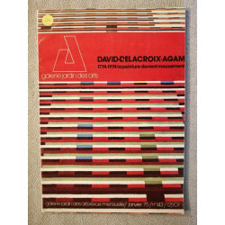 GALERIE JARDIN DES ARTS N°143 JANVIER 1975 / DAVID-DELACROIX-AGAM...
