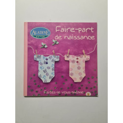 Aladine - Livre faire-part de NAISSANCE