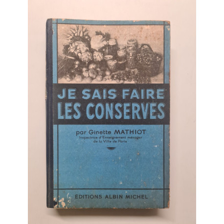 Je sais faire les conserves
