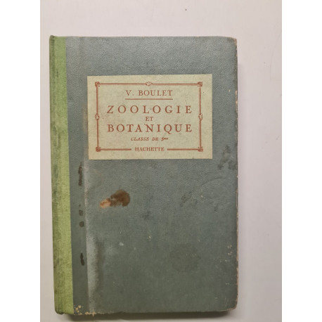 Zoologie et botanique classe de 5 ème
