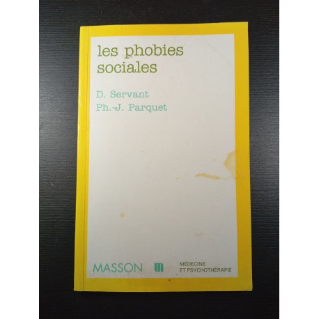 les phobies sociales
