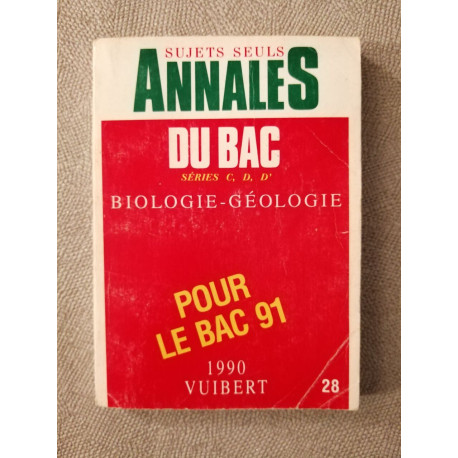 Biologie Geologie Terminale E/C/D/D'. Editio 1990