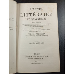 L'annee litteraire et dramatique Neuvième Année (1866)