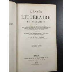L'Année Littéraire et Dramatique Deuxième Année