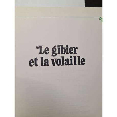 Le gibier et la volaille