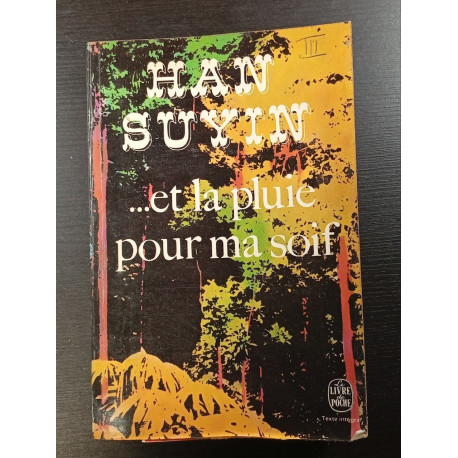et la pluie pour ma soif