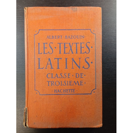 Les Textes Latins Classe de Troisième