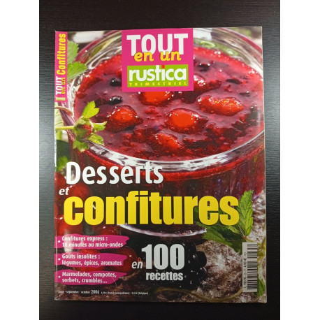 Rustica trimestriel Tout en un Confitures n°35