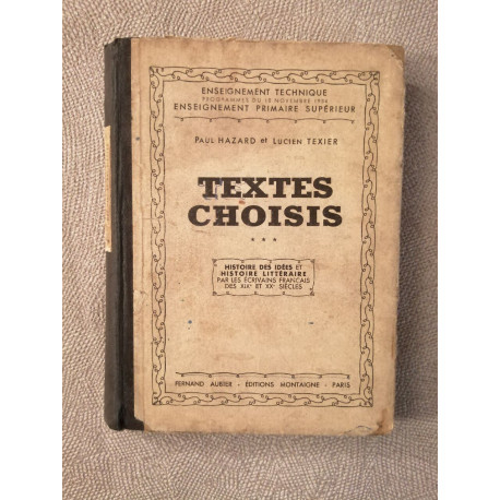Textes choisis