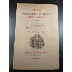 Histoire de la paroisse et de l'église saint-laurent a paris