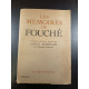 Les Mémoires de Fouché