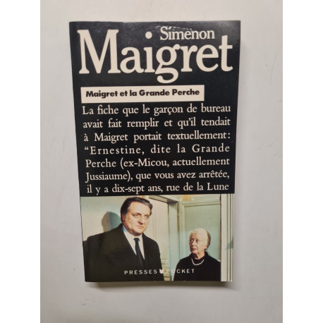 Maigret Et La Grande Perche (Simenon)