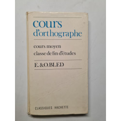 Cours d'orthographe
