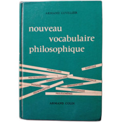 nouveau vocabulaire philosophique