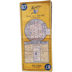 Carte 87 au 1:200 000 Wissembourg - belfort