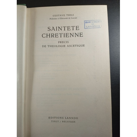 Saintete Chretienne