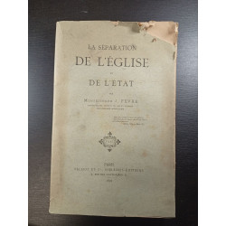 La séparation de l'Eglise et de l'Etat