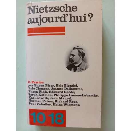 Nietzschiana aujourd'hui
