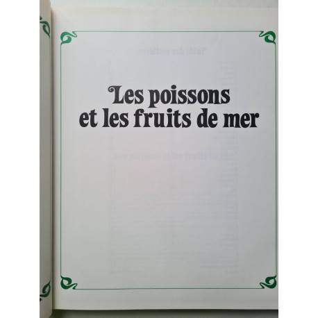 Les poissons et les fruits de mer