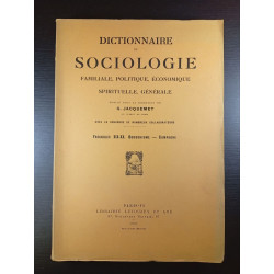 Dictionnaire de sociologie.... Fascicules XIX-XX. Bouddhisme -...