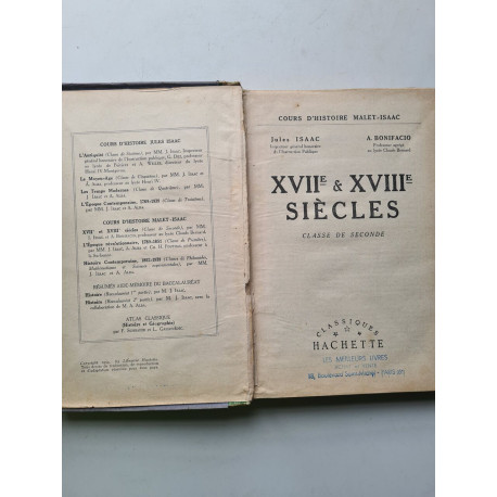XVIIe et XVIIIe Siècles
