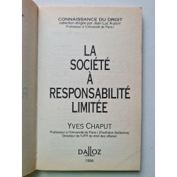 La société à responsabilité limitée