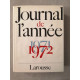 Journal de l'année 1972