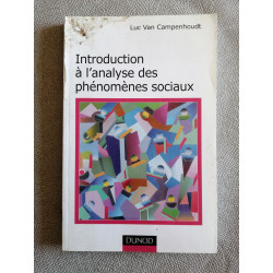 Introduction A L'Analyse Des Phenomenes Sociaux