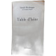 Table d'hôte