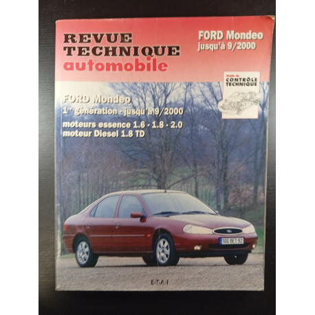 Revue TECHNIQUE automobile Ford Mondeo jusqu'à 9/2000