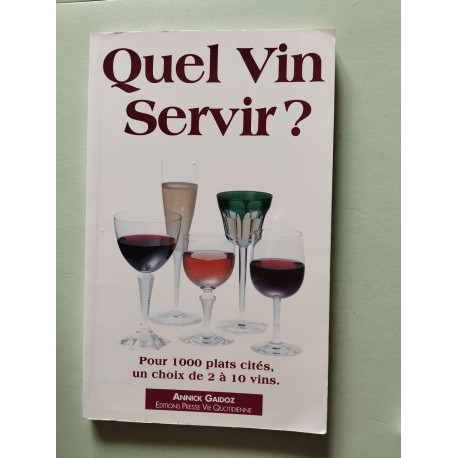Quel vin servir