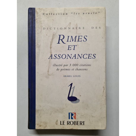 Dictionnaire Des Rimes Et Assona
