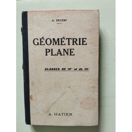 Géométrie plane
