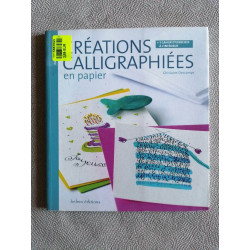 Créations calligraphiées en papier